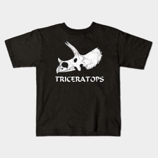 Triceratops Fossil Kids T-Shirt